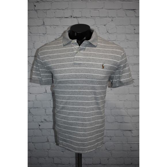 Polo Ralph Lauren Golf Polo Shirt Mens Size Large Classic Gray Pima Soft Touch - Picture 5 of 6